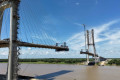 Ponte da Rota Bioceânica está a 128 metros de ligar Brasil e Paraguai