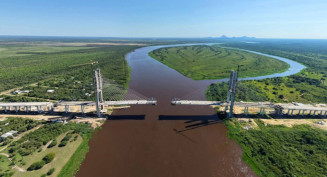 Ponte da Rota Bioceânica deve ser concluída em 31 de maio