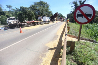 Mortes em acidentes na BR-163 em MS aumentaram 17% no início deste ano